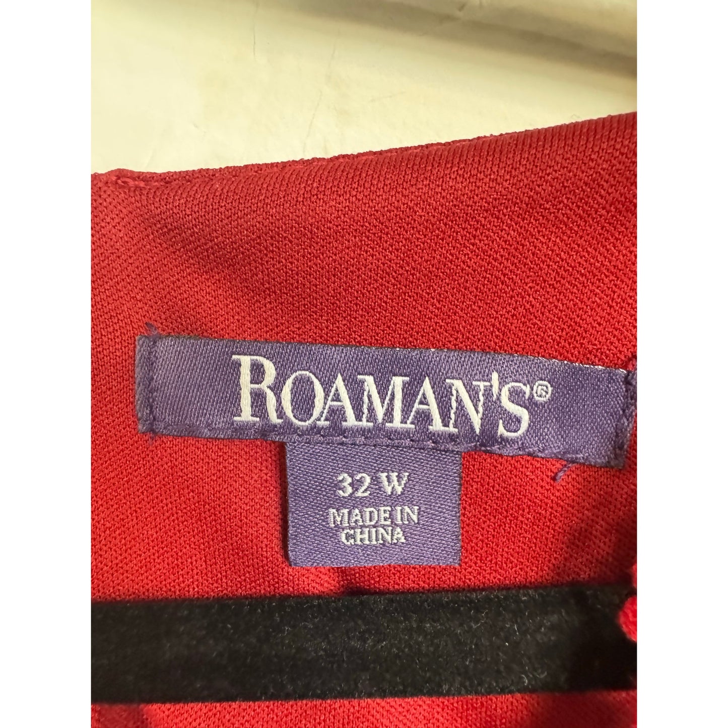 Romans Red Lace Kimono With Undershirt Women's 32W