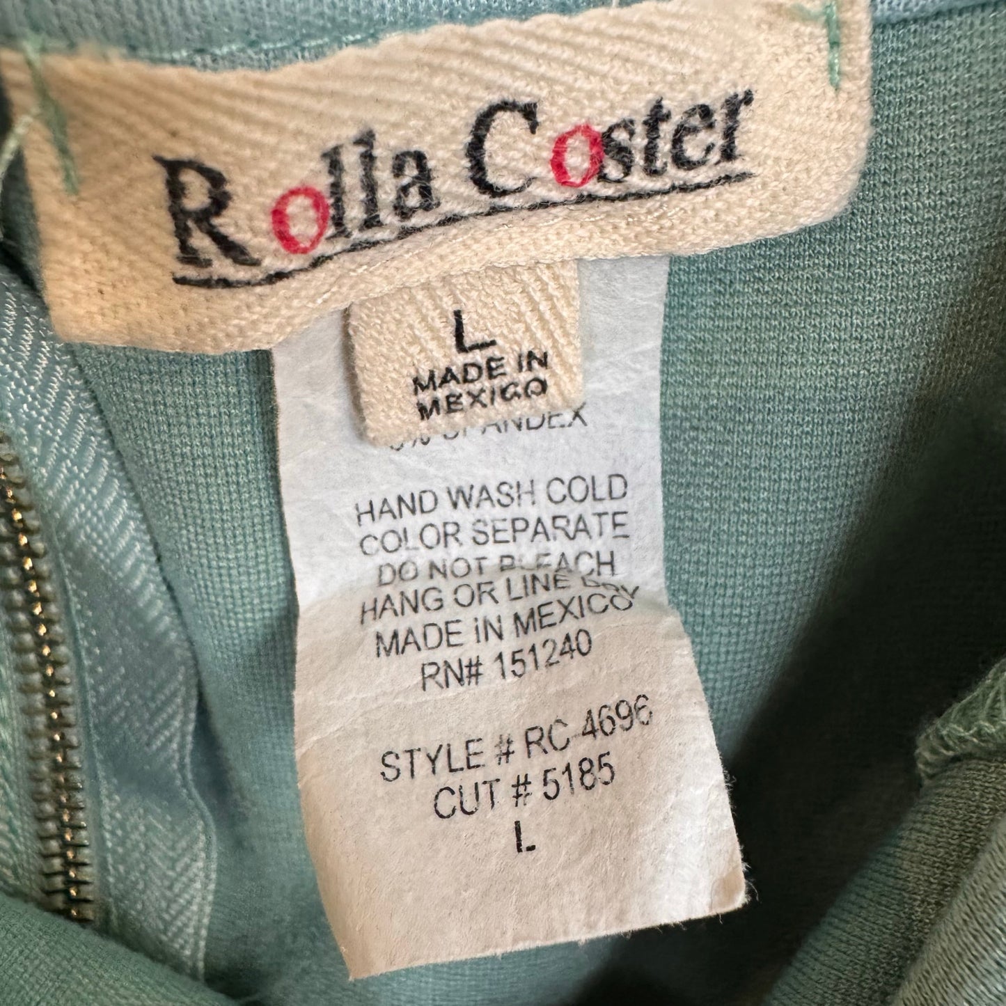 Rolla Coster Green Sleeveless Jumper Women's Size Large