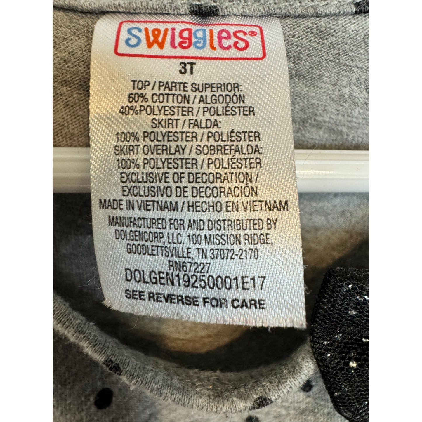 Swiggles Long Sleeve Top Girl's Size 3t