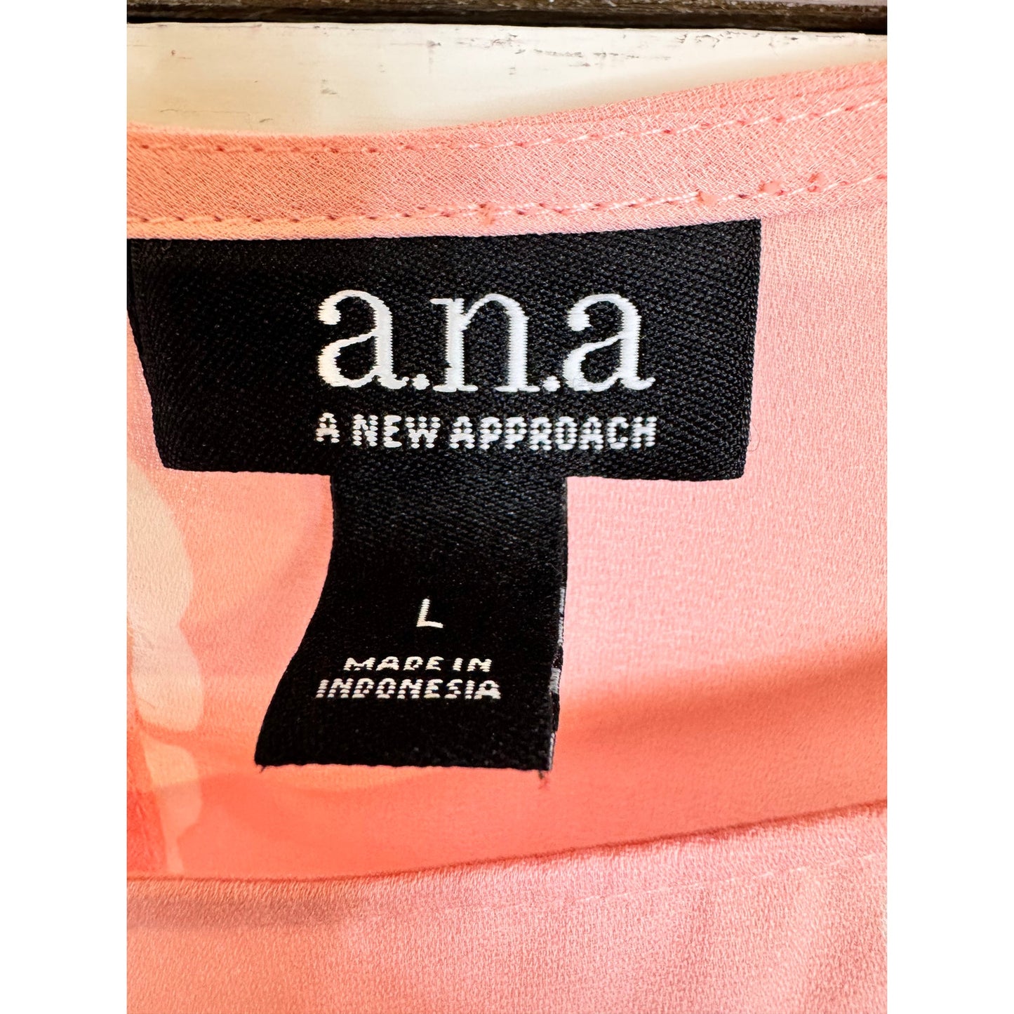 A.N.A. Long Sleeve Blouse Women's Size Large