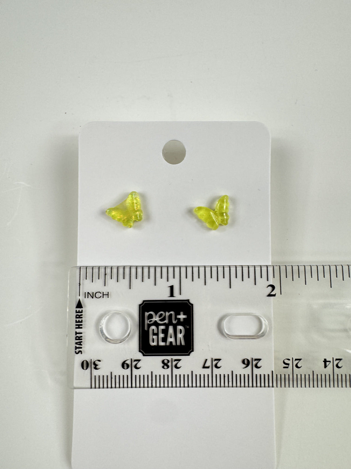Fashion Jewelry Yellow Butterfly Stud Earrings