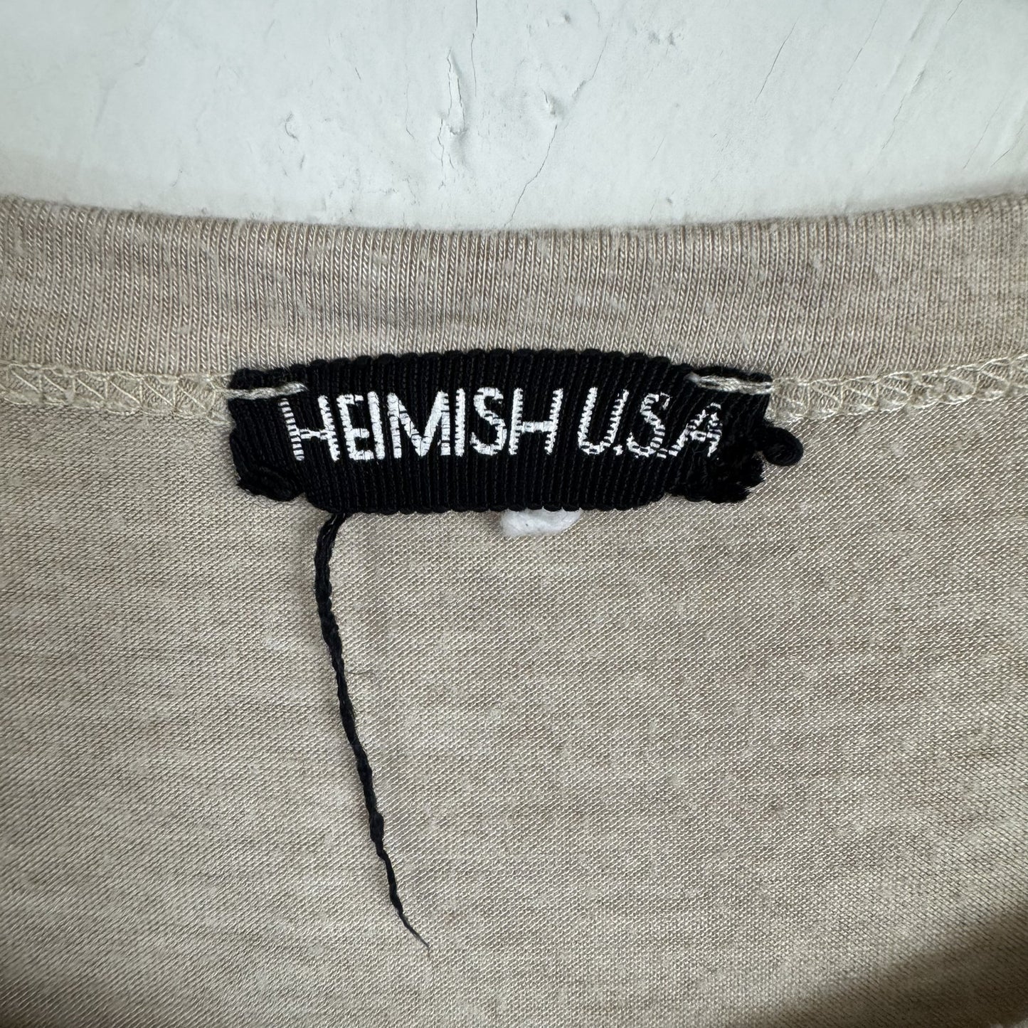 Heimish USA Long Sleeve Beige Blouse Women's Size Large