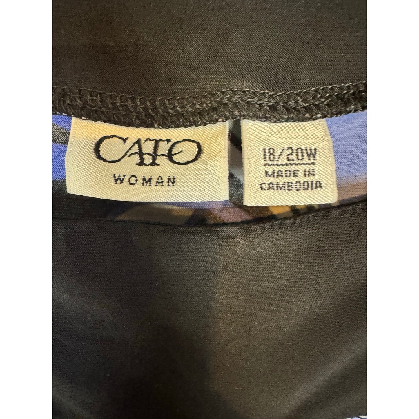 Cato 3/4 Sleeve Blouse Women's Size 18/20W