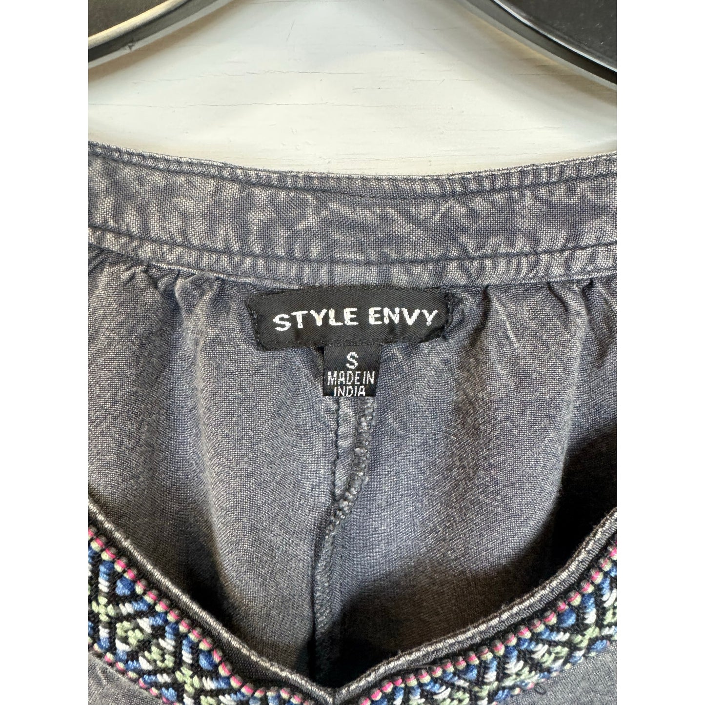 Style Envy 3/4 Sleeve Blouse Women's Size Small