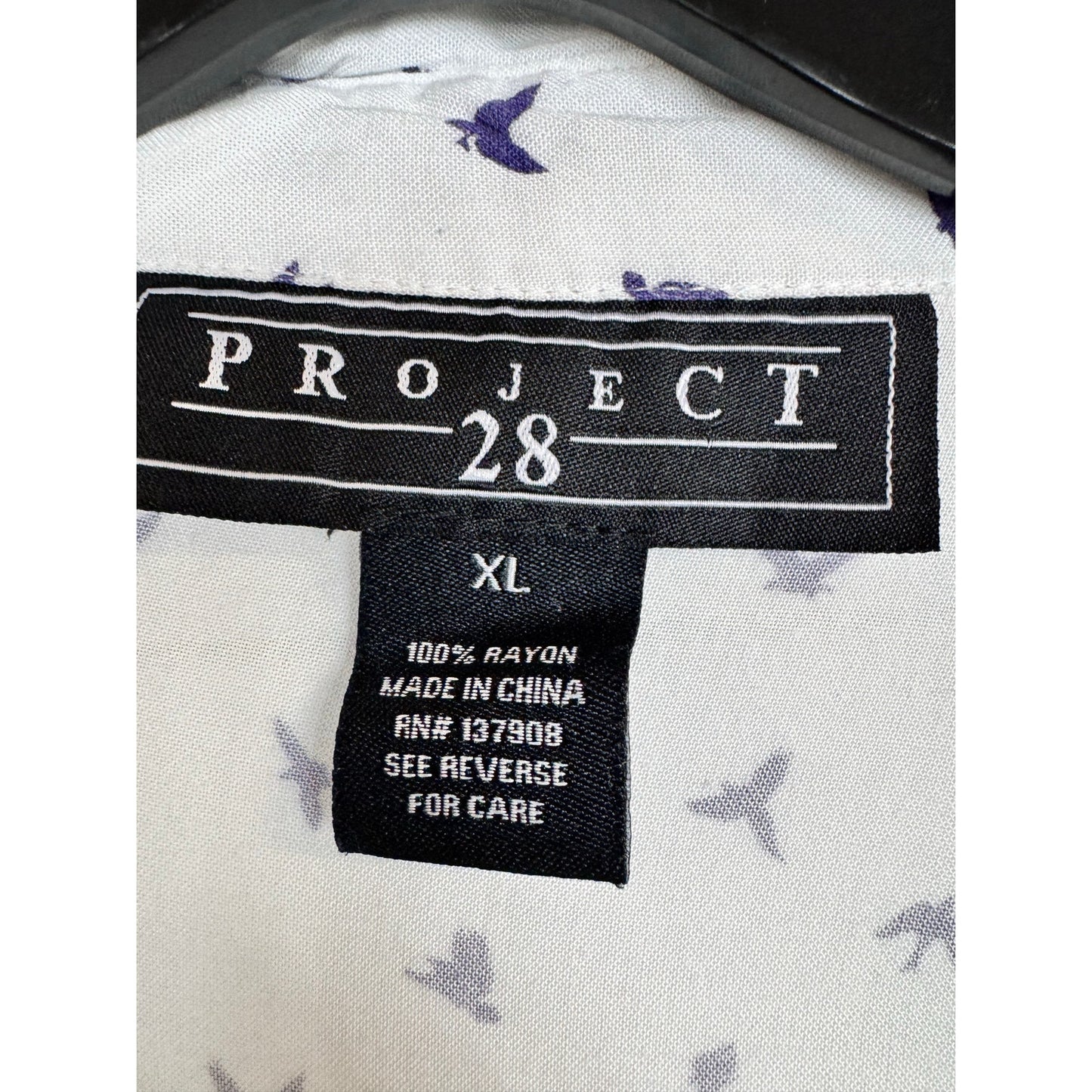Project 28 Button Up Shirt Women's Size XL