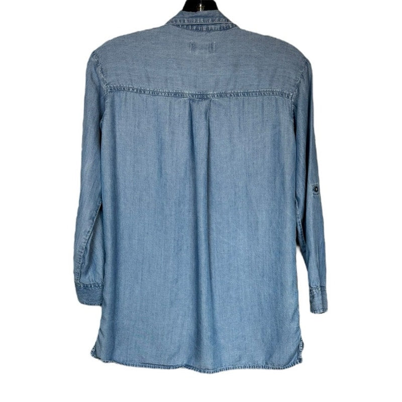 Old Navy Long Sleeve Button Up Shirt Girl's Size Large (10/12)