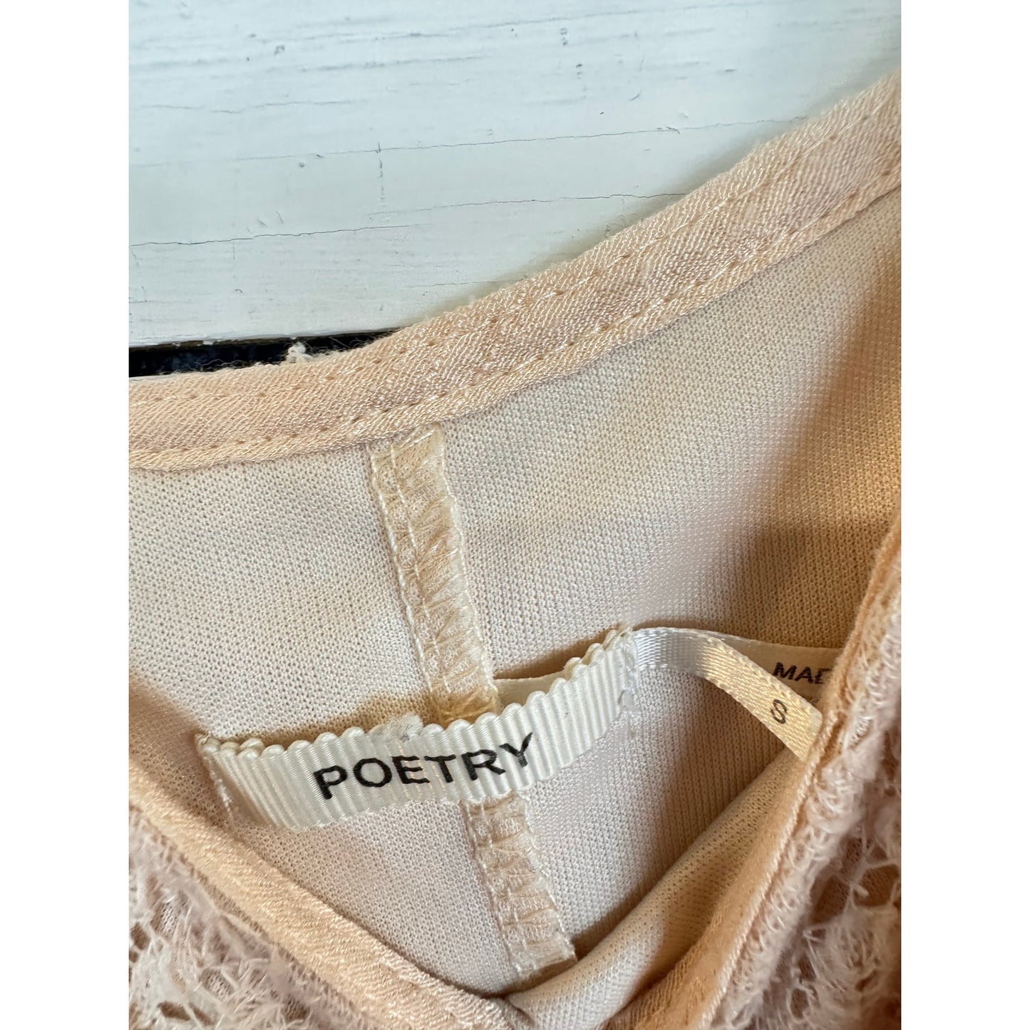 Poetry Pink Maxi Dress Women's Size Small