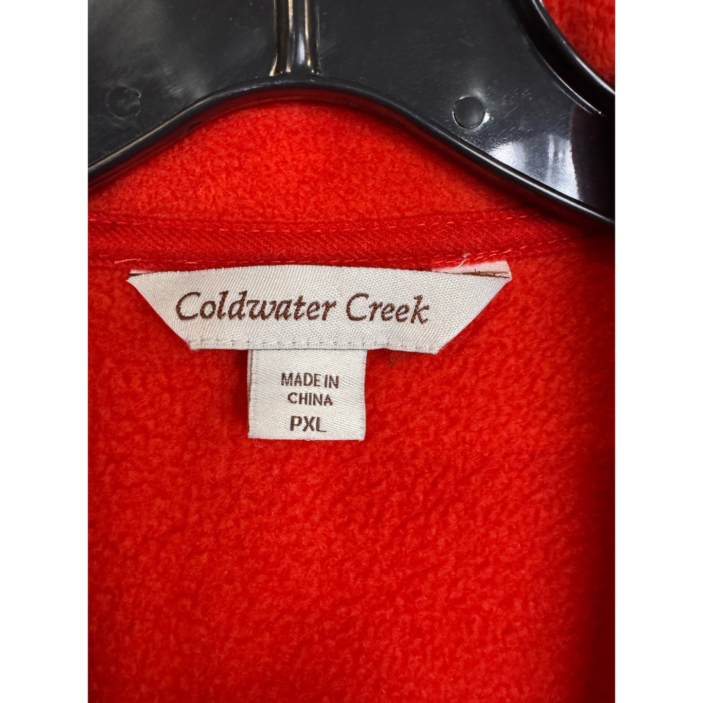 Coldwater Creek Fleece Vest Women's Size Petite XL
