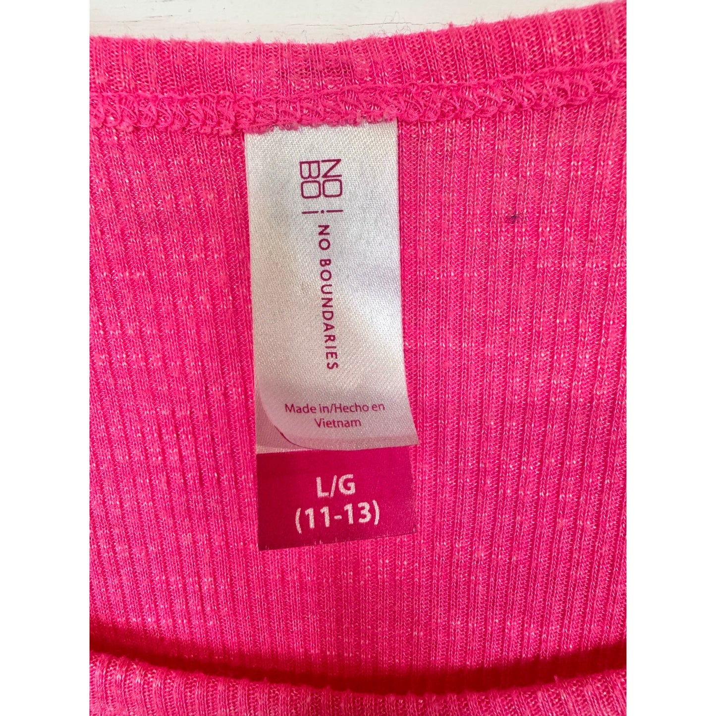 No Boundaries 3/4 Sleeve Top Women's Size Large