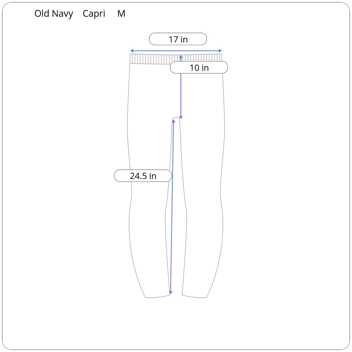 Old Navy Capri Women's Size Medium