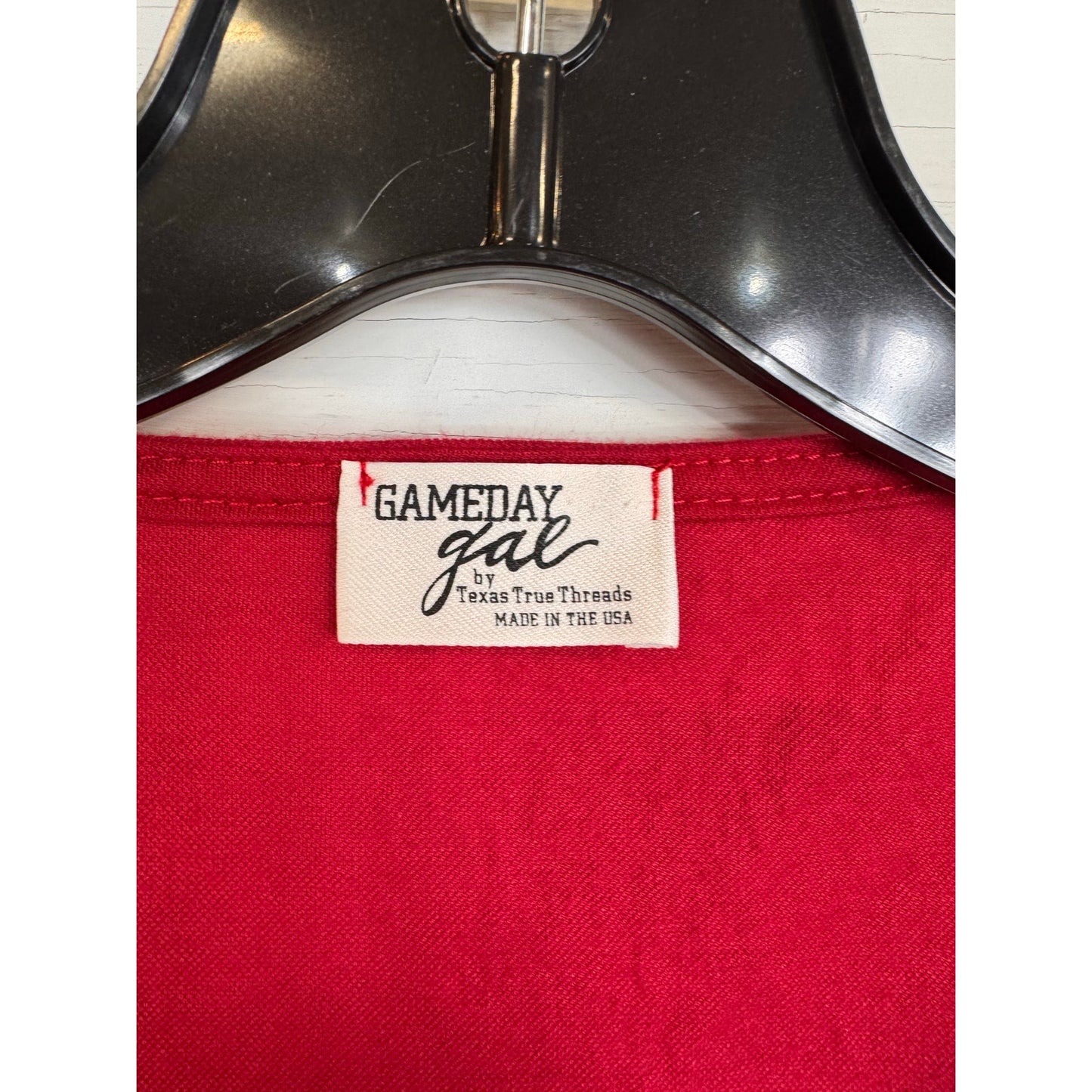 Gameday Gal Short Sleeve Blouse Women's Size Small