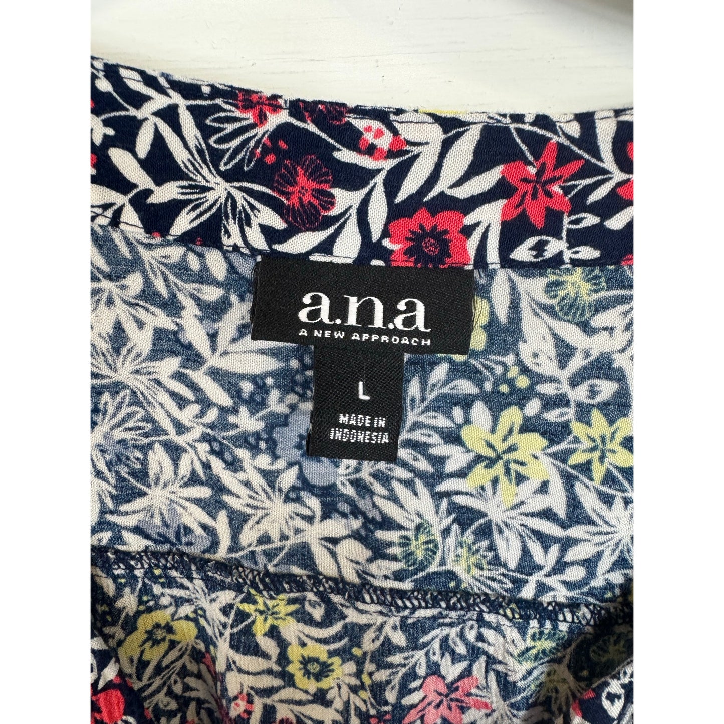 a.n.a. Long Sleeve Blouse Women's Size Large