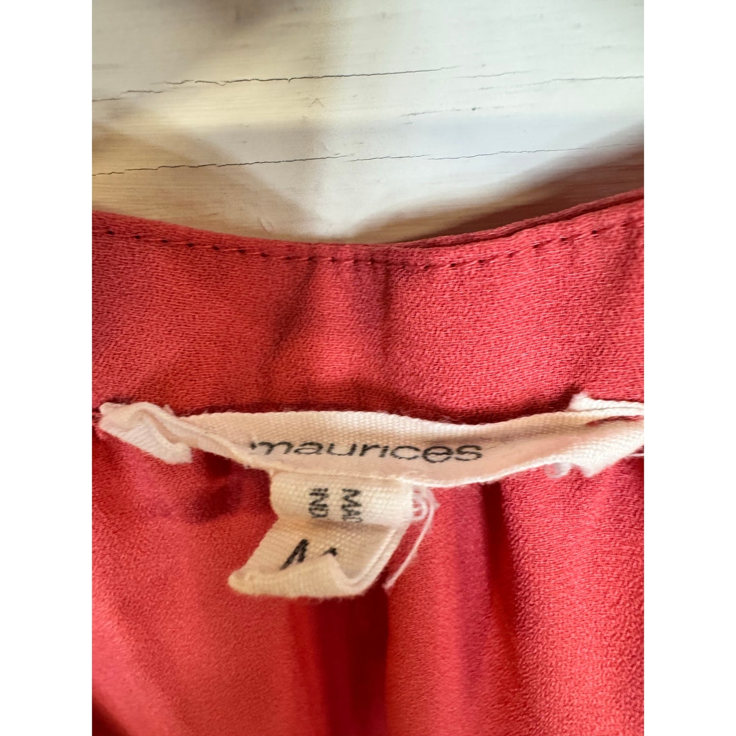 Maurices Short Sleeve Blouse Women's Size Medium