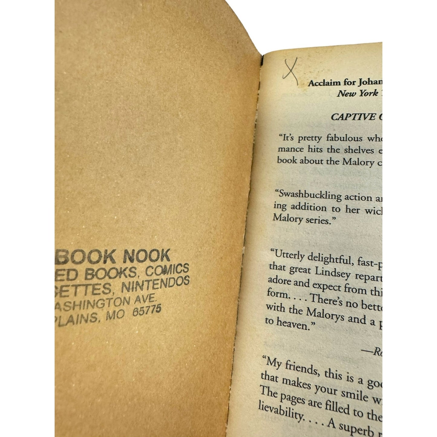 Captive of My Desires by Johanna Lindsey (Paperback)