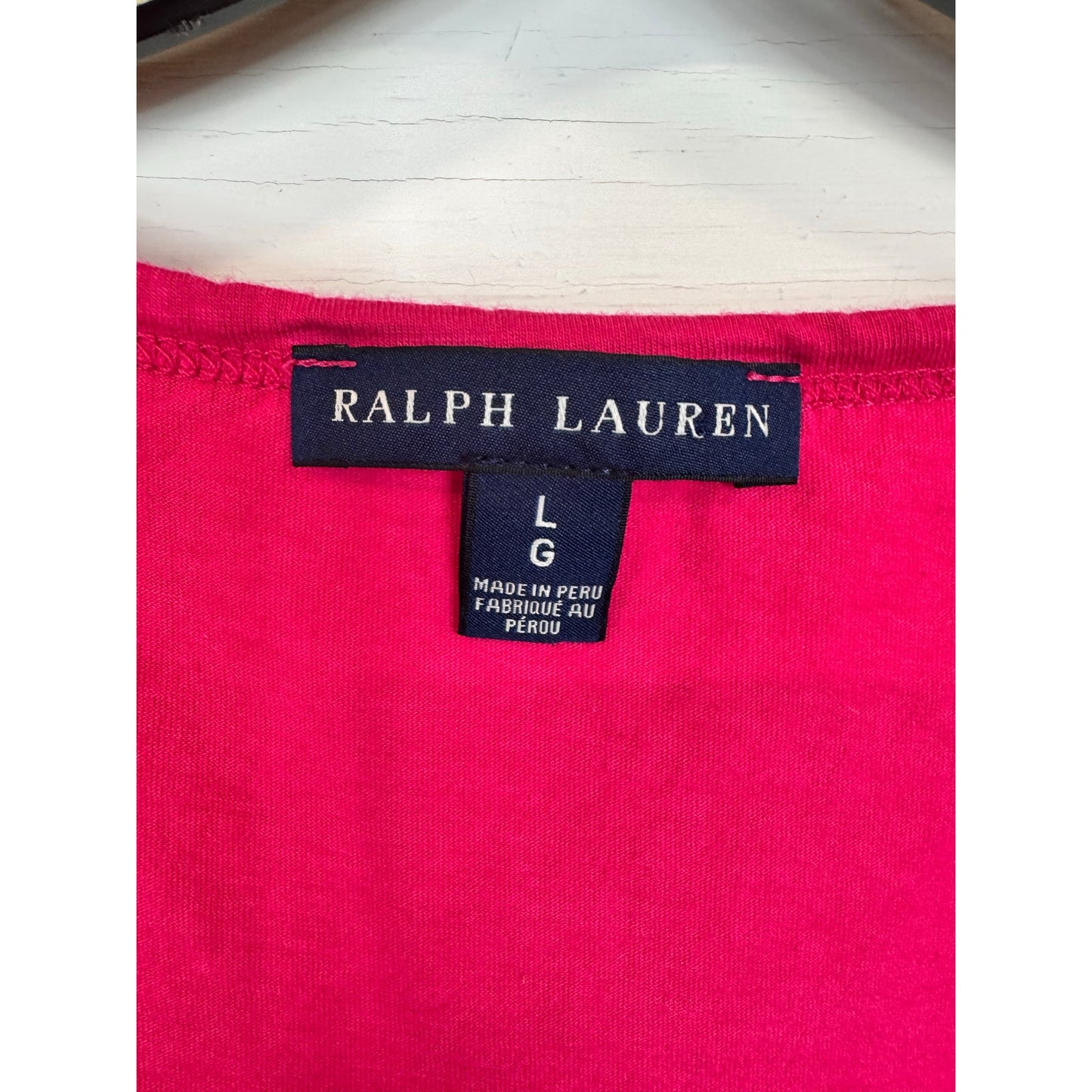 Ralph Lauren Short Sleeve T-Shirt Women's Size Large