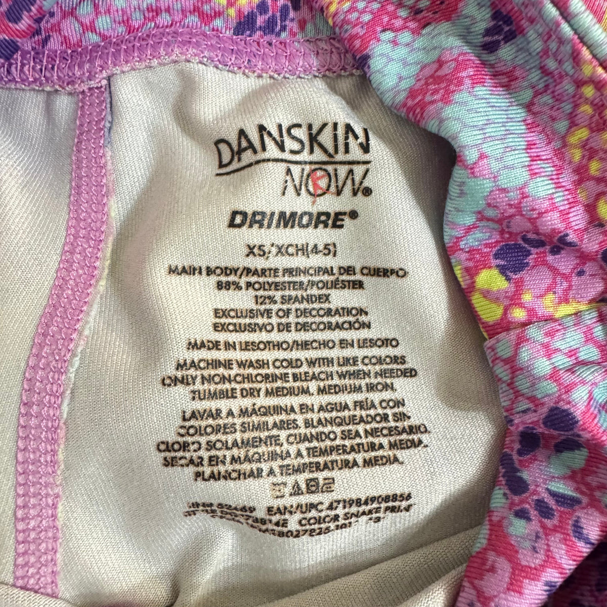 Danskin Now Girls XS Capri Leggings - Image 3