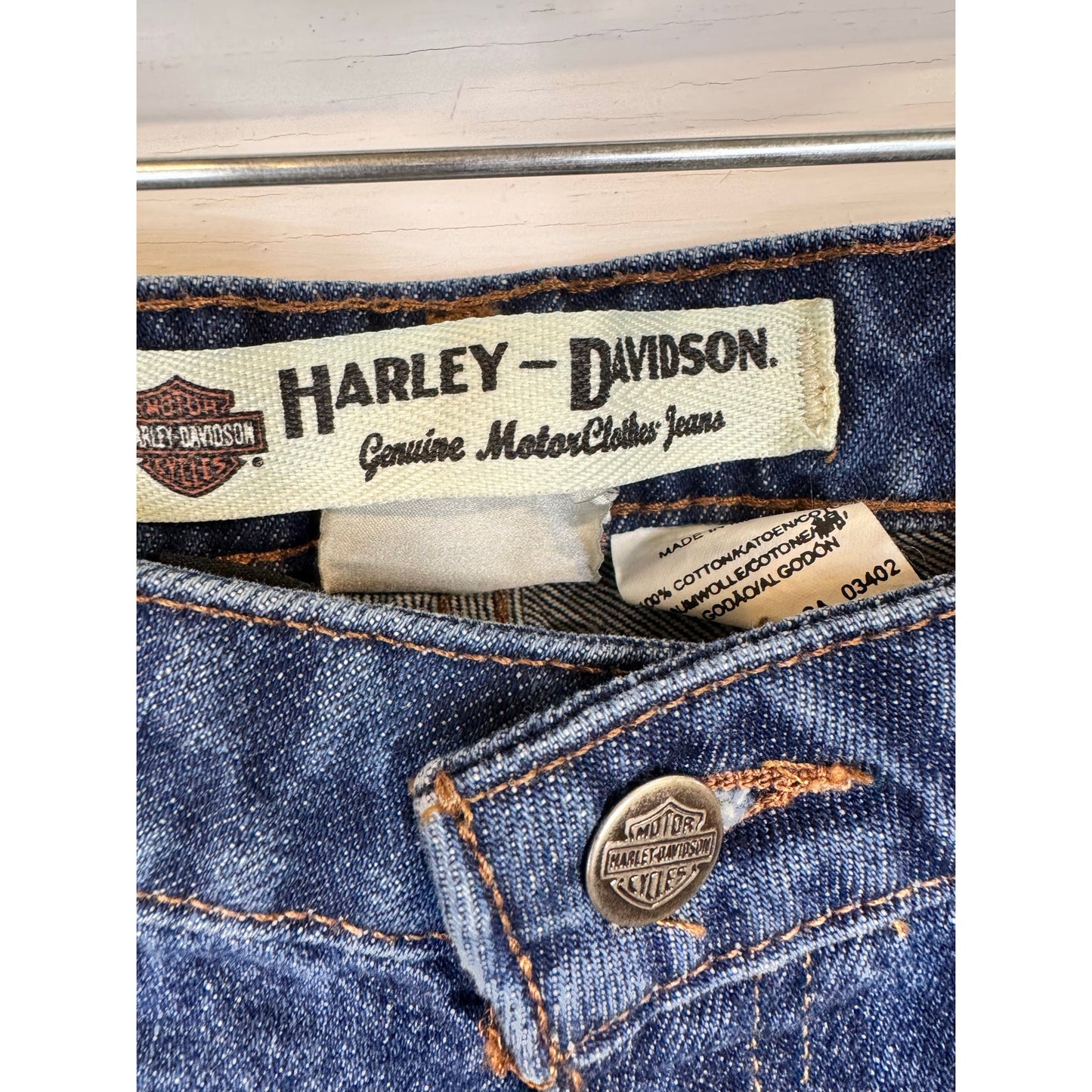 Harley Davidson Straight Cut Jeans Women's Size 14 Petite
