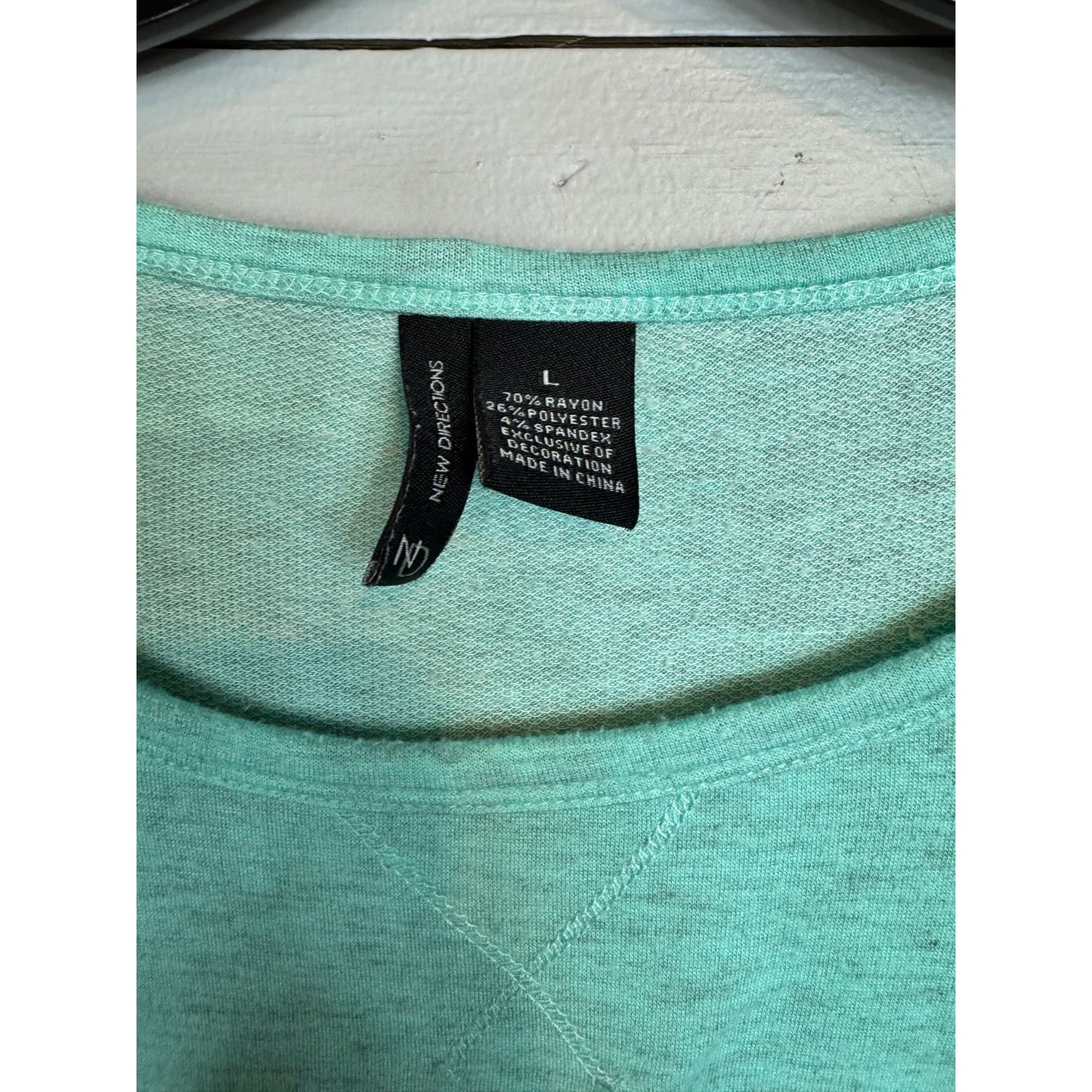 New Directions Long Sleeve Blouse Women's Size Large