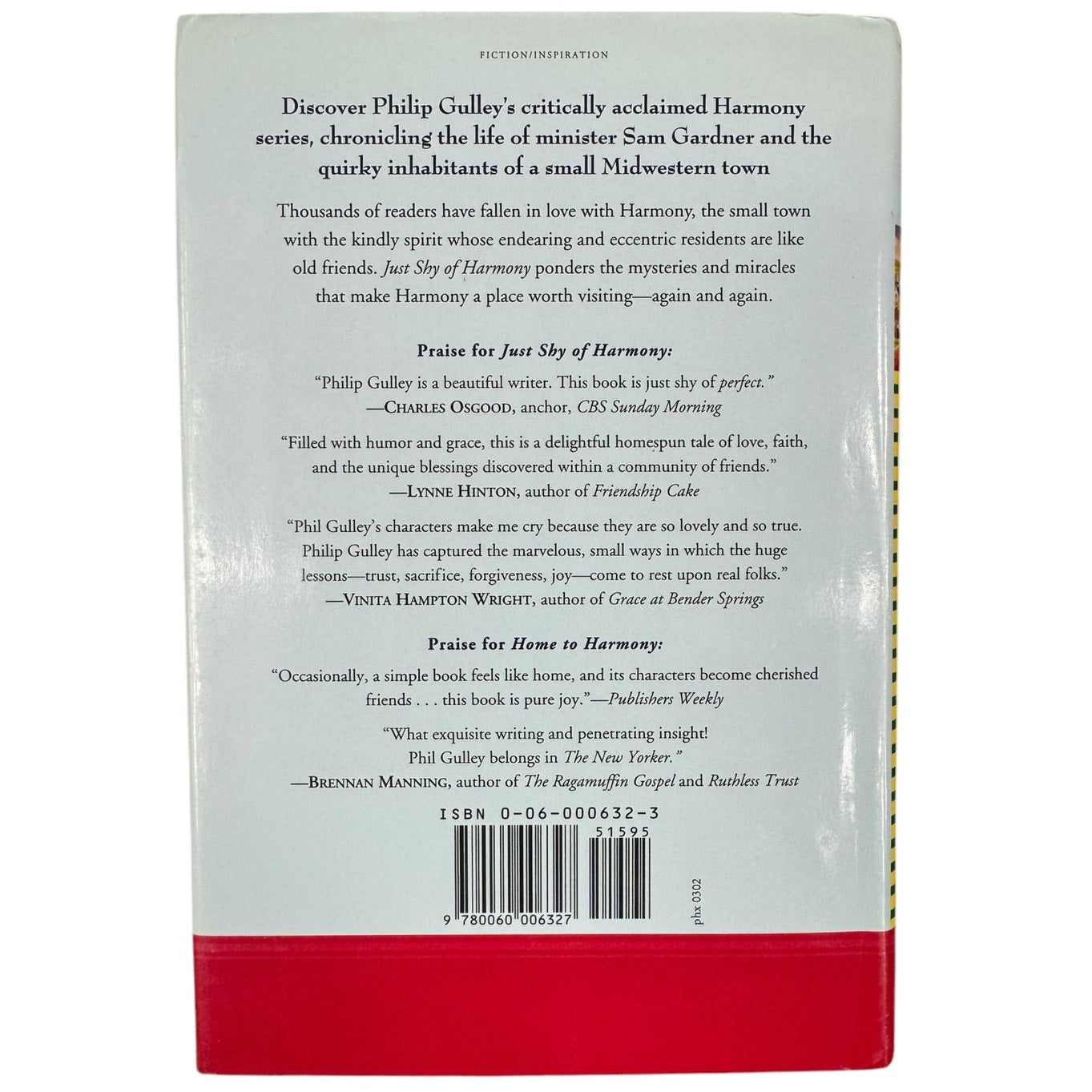Just Shy of Harmony by Philip Gulley (Hardcover)
