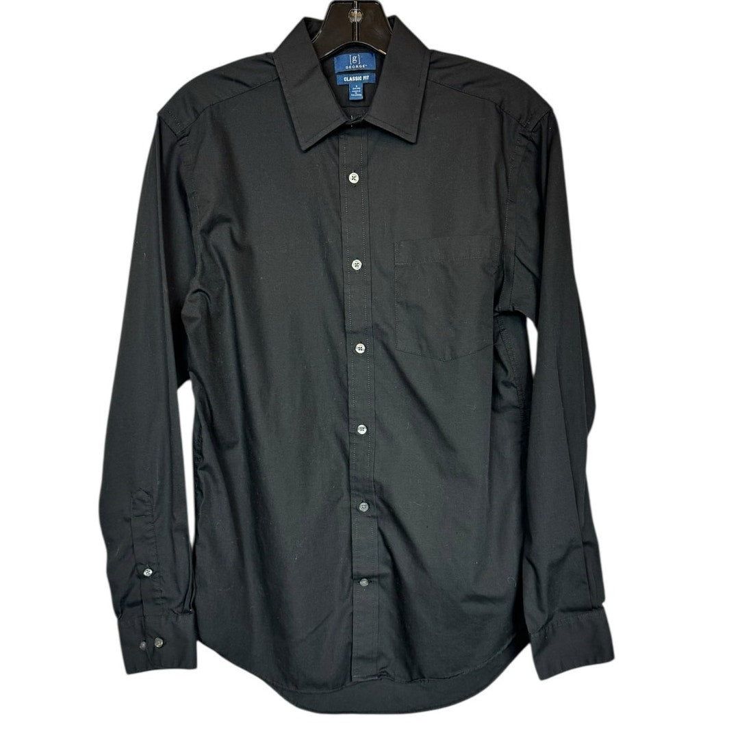 George Long Sleeve Button Up Shirt Men's Size Small