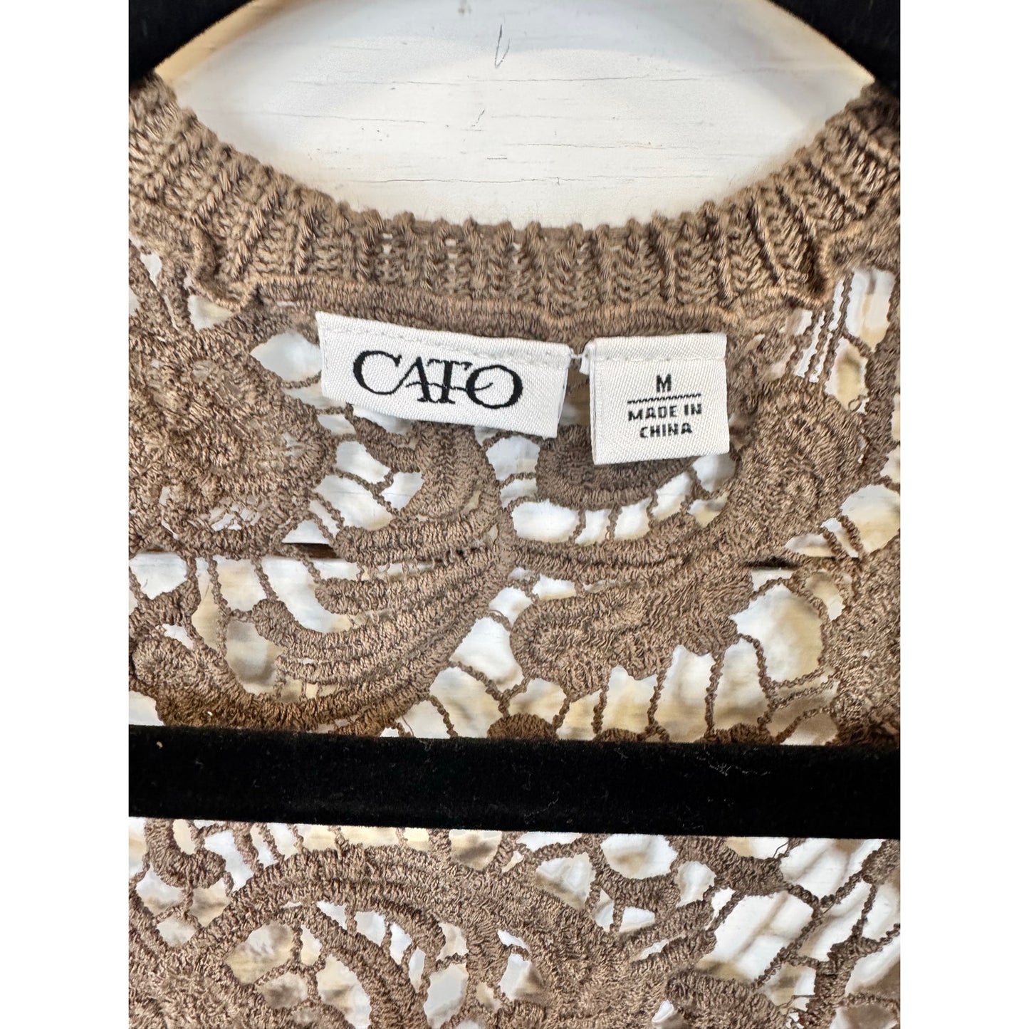 Cato Short Sleeve Cardigan Women's Size Medium