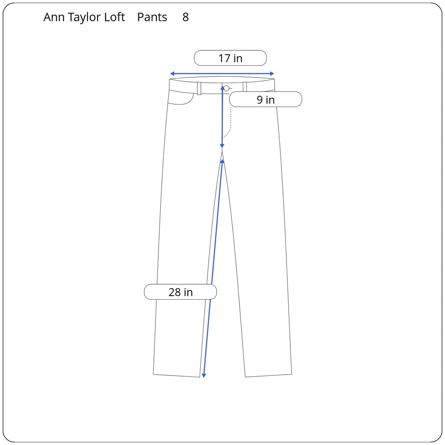 Ann Taylor Loft Pants Women's Size 8