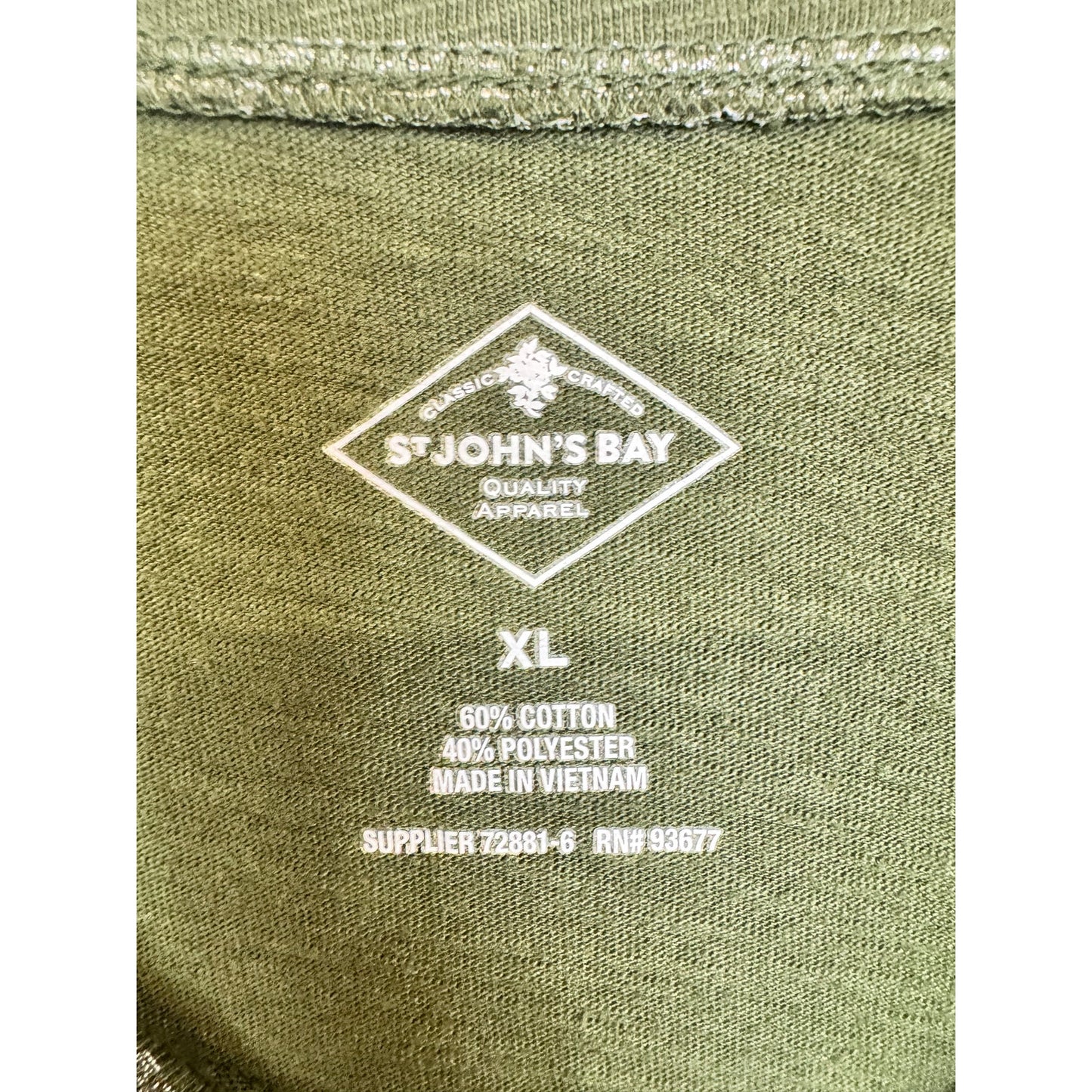 St John's Bay Long Sleeve Blouse Women's Size XL