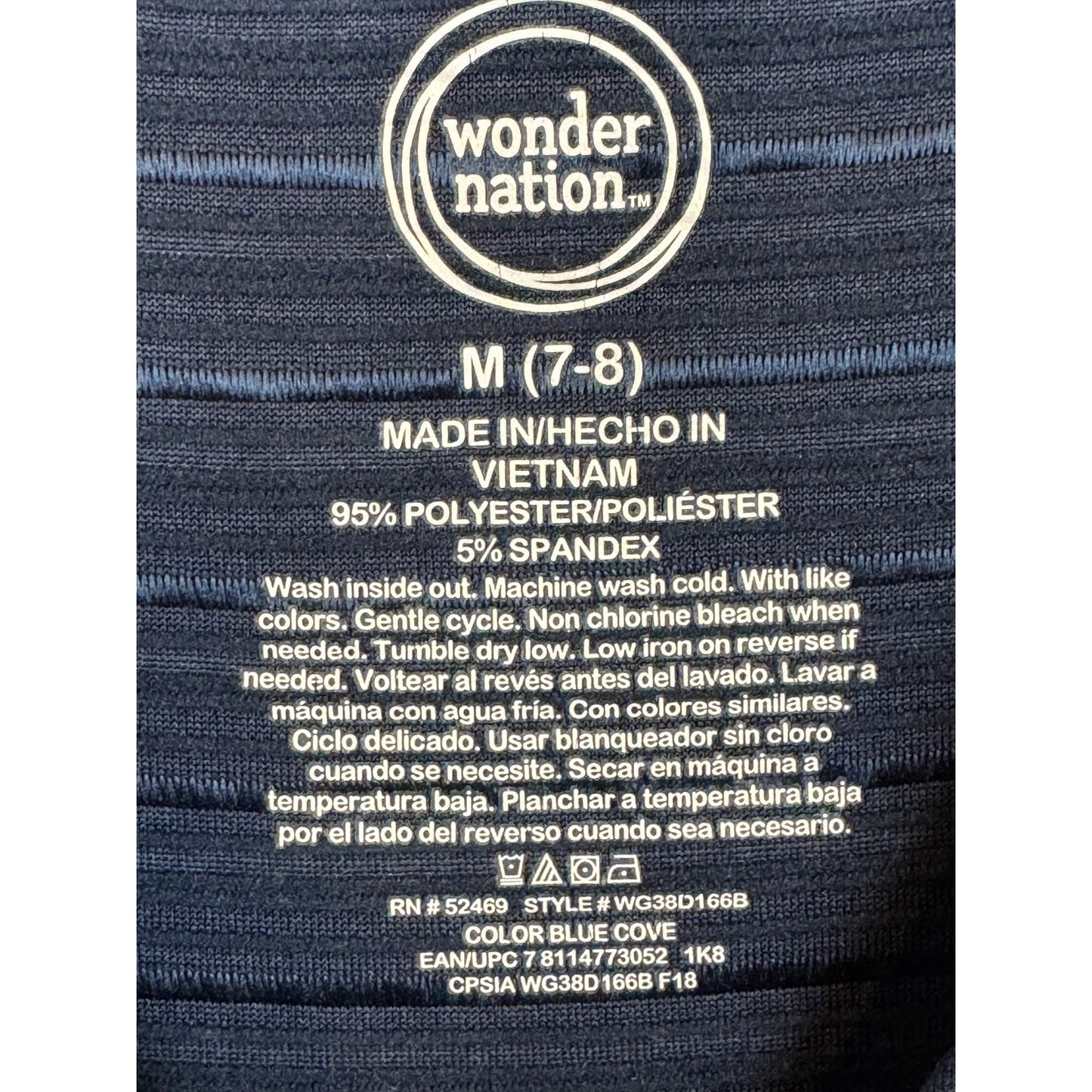 Wonder Nation Short Sleeve Dress Girl's Size Medium (7/8)