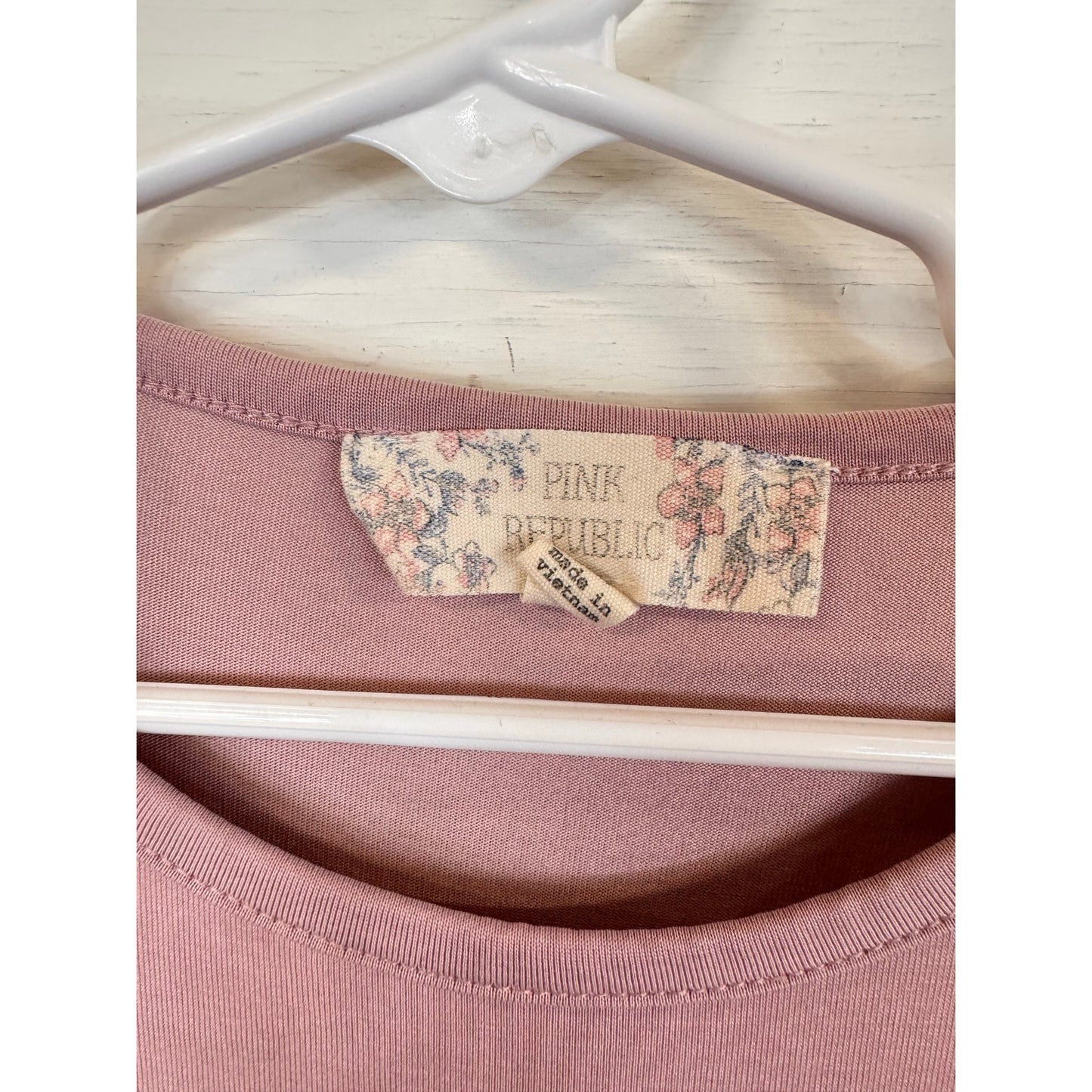 Pink Republic Pink Long Sleeve Shirt Girl's Size Small (7/8)