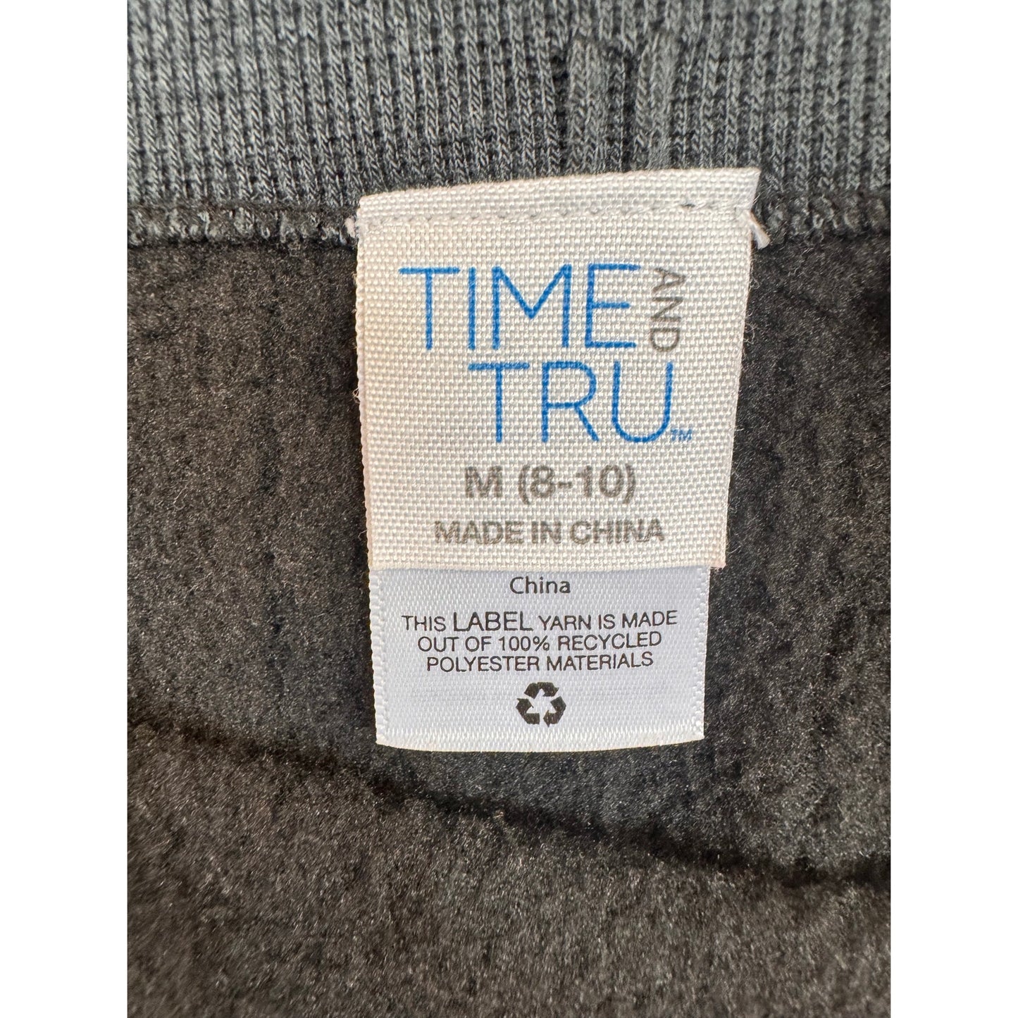 Time and Tru Gray Tights Women's Size Medium
