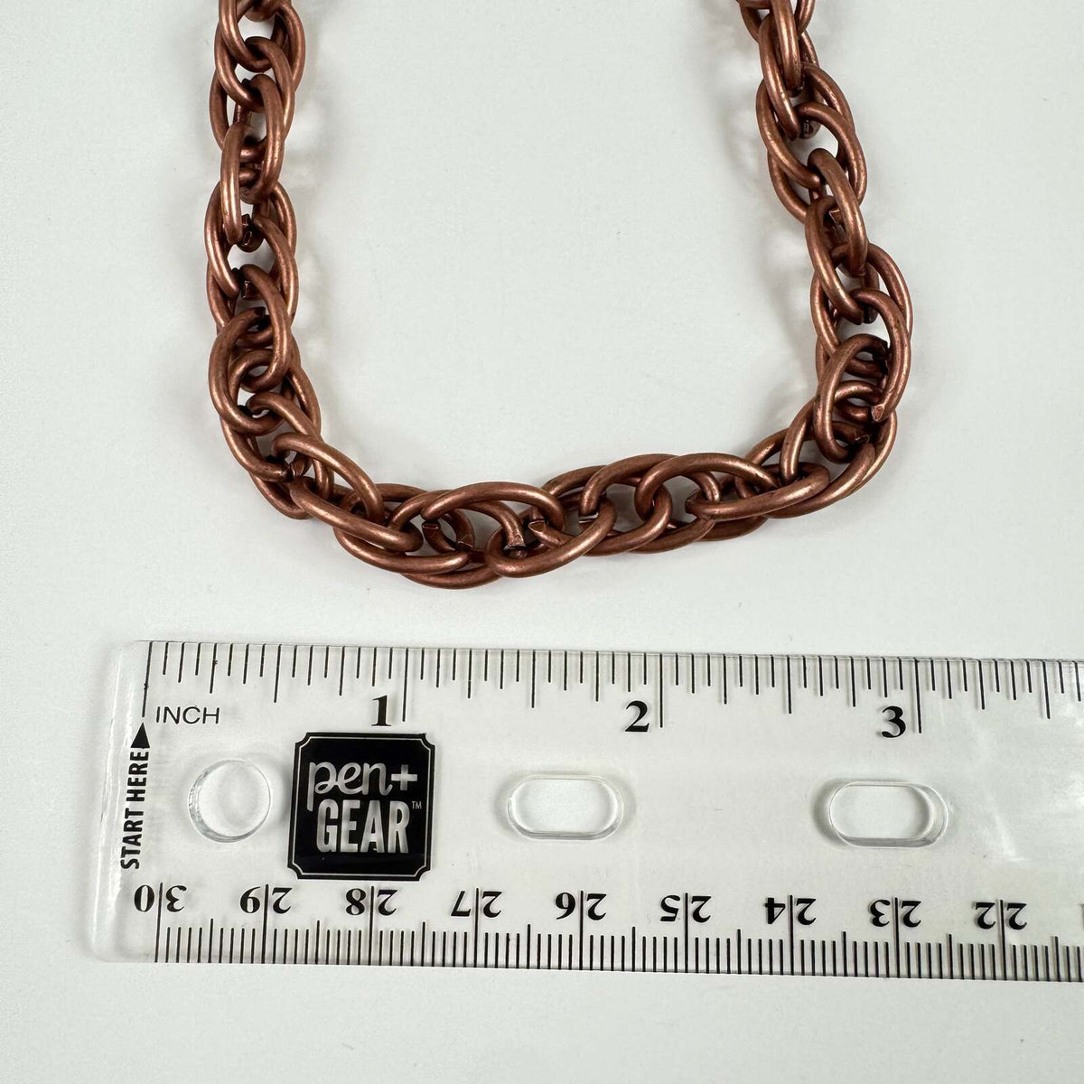 Fashion Jewelry Copper Tone Chain Women's Necklace - Image 3