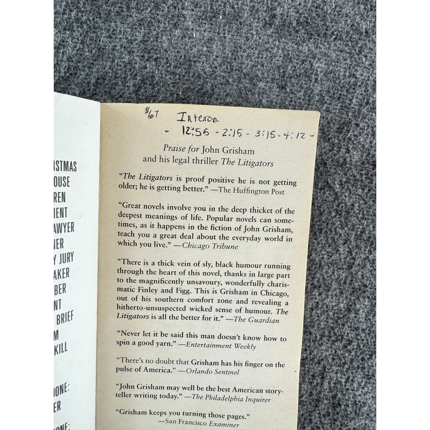 The Litigators by John Grisham (Paperback)