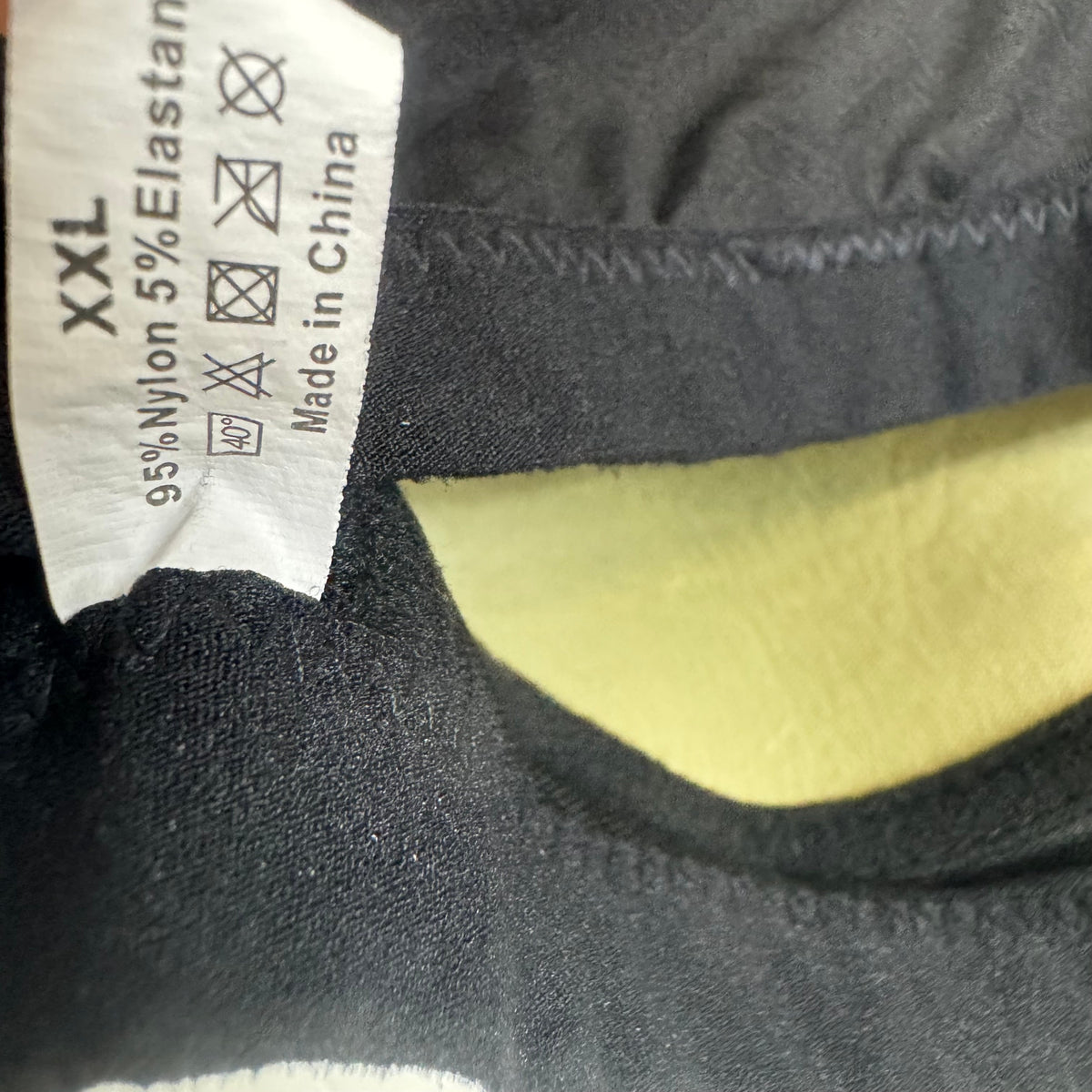 Women's Black Wireless Bra Size XXL - Image 3