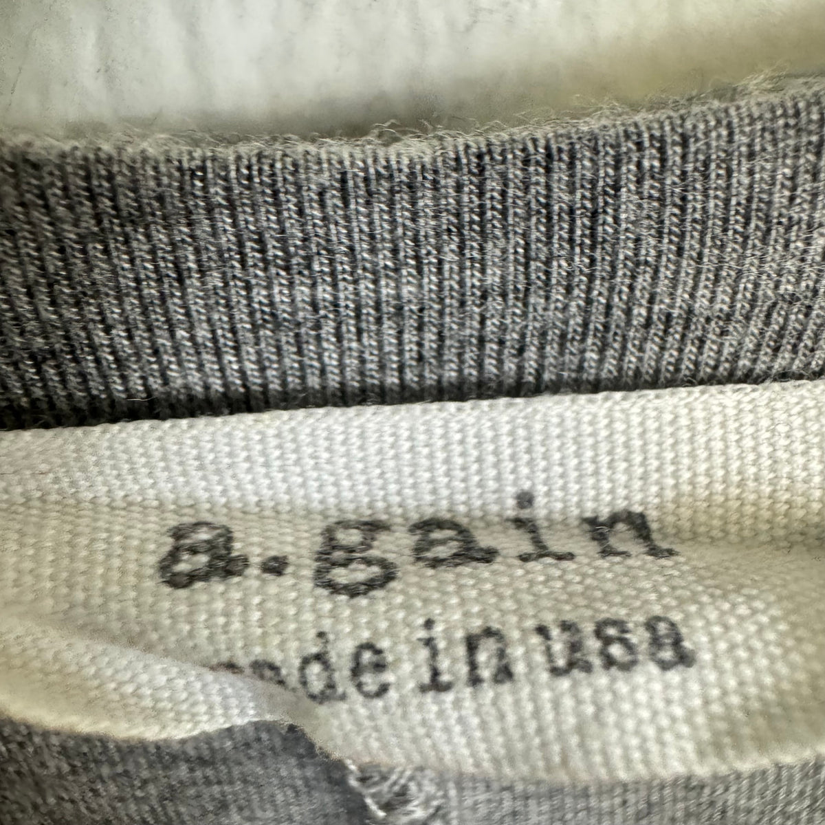 a.gain Heather Gray Double Ruffle Short Sleeve Dress XL - Image 3