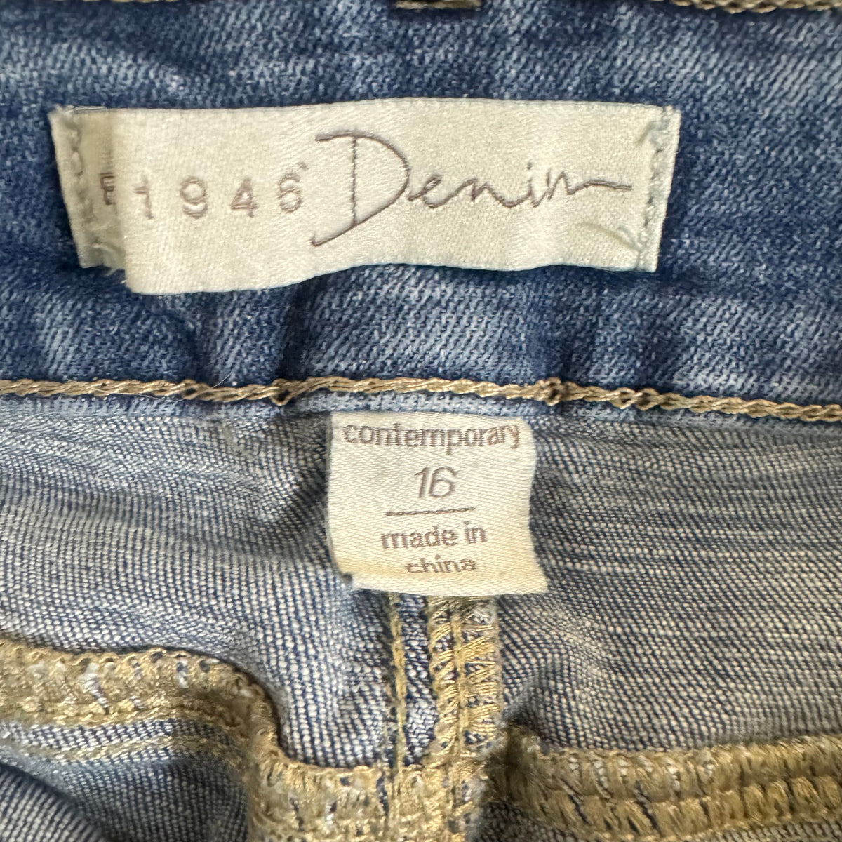 Cato Blue Denim Jeans Women's size 16 - Image 3