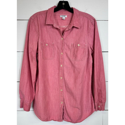Old Navy Button Up Shirt Women's Size Large