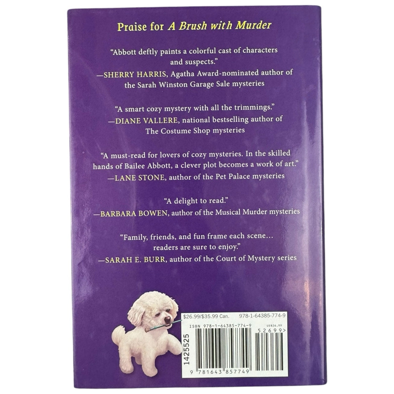 A Brush with Murder by Bailee Abbott (Hardcover)