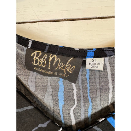 Bob Mocha 3/4 Sleeve Blouse Women's Size XL