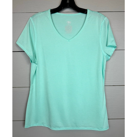 Athletic Works Short Sleeve Athletic Top Women's Size Large