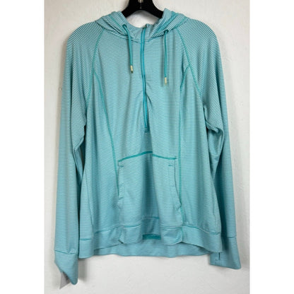 Tangerine Blue & White Long Sleeve Jacket Women's XXL