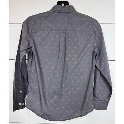 Simply Styled Long Sleeve Button Up Shirt Boy's Size Medium (10/12)