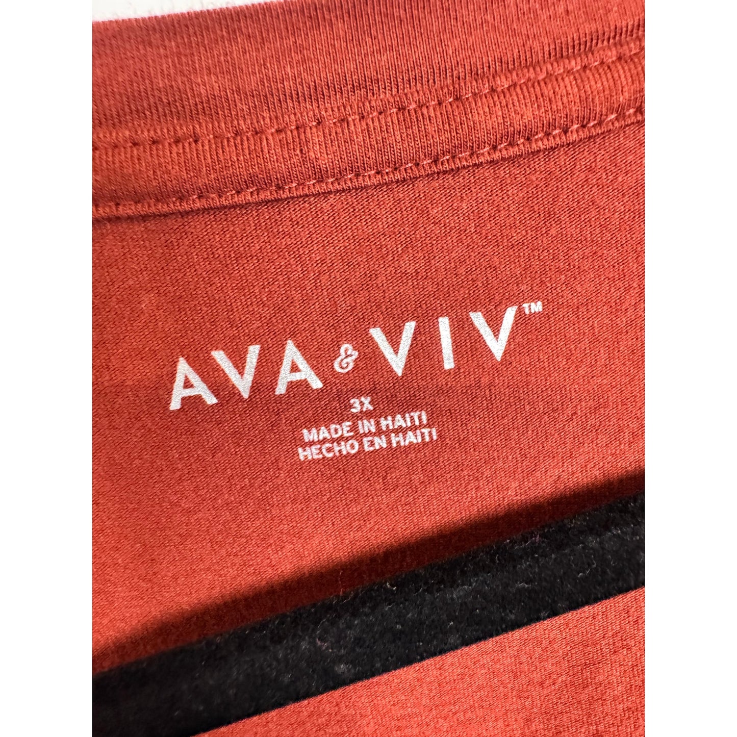 Ava & Viv Short Sleeve T-Shirt Women's Size 3X
