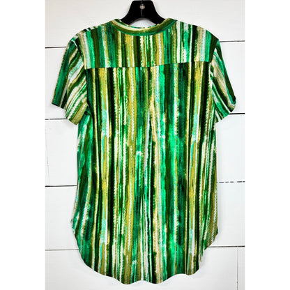 Cato Short Sleeve Blouse Women's Size Small