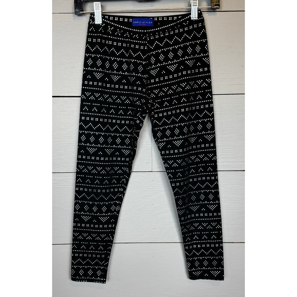 Simply Styled Leggings Girl's Size Medium (10/12)