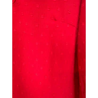 Shein Red Blouse Women's Medium