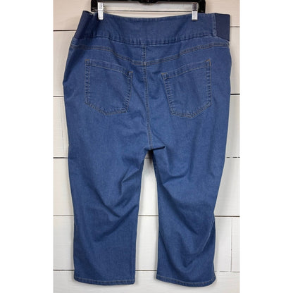 Woman Within Denim Capri Women's Size 24W