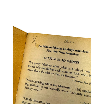 Captive of My Desires by Johanna Lindsey (Paperback)