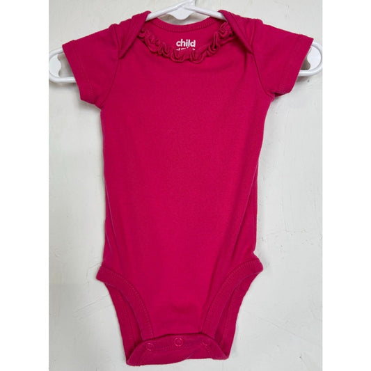 Child Of Mine Pink Short Sleeve One-piece Girl's 0-3 Months