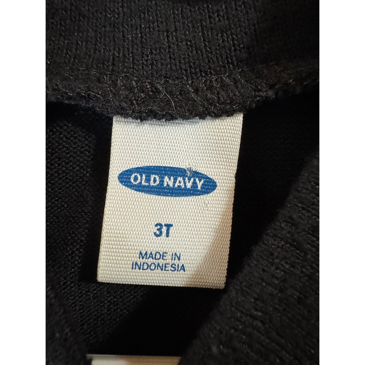 Old Navy Black Long Sleeve Knit Blouse Girl's 3t