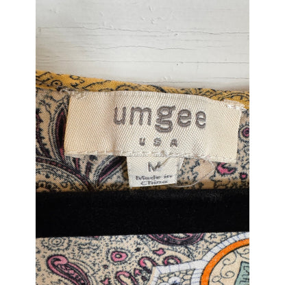 Umgee 3/4 Sleeve Romper Women's Size Medium